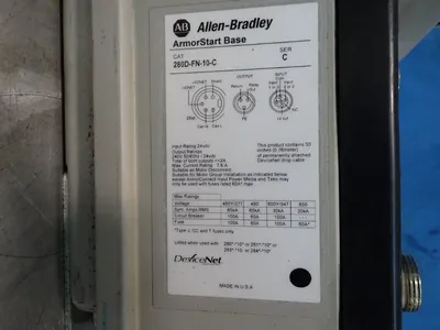 USED ALLENBRADLEY 280DF12Z10CGRW3P1