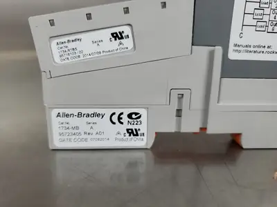 USED Allen-Bradley 1734-OB8E/C Point I/O Output Module w/1734-MB Base