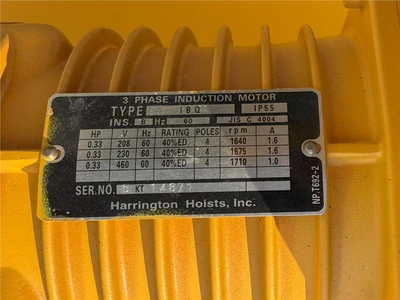 3 Ton Top Running Bridge Crane - Freestanding - Motorized