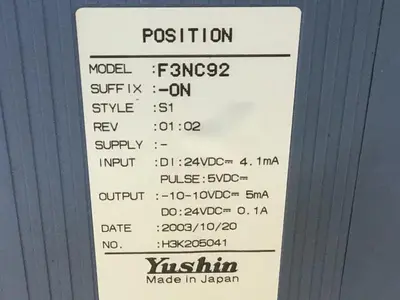 USED YUSHIN AMERICA F3NC92-ON