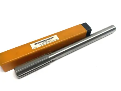 30153050 | Hertel  Chucking Reamer: 0.8760", 10" OAL, 2-5/8" Flute Length, Straight - New – Open box