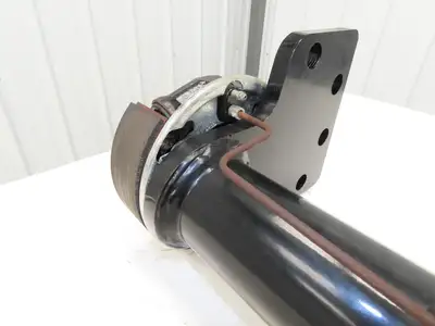 Landoll Front Axle Hub & Brake Assembly Removed From LSC30 Stand On Forklift