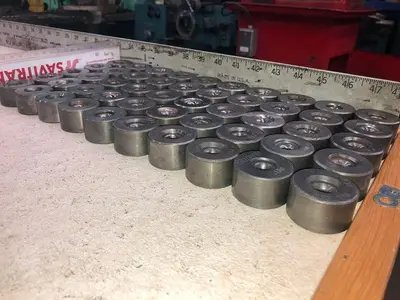 3044-140 Lot of 50 Tungsten Quality Carbide Medium-Size Wire and Tube Drawing Dies