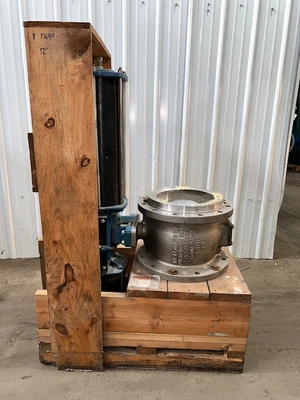 12" Dezurik VPB Stainless Steel V-Ball Control Valve , New Storeroom Spare