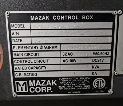 Used 2007 MAZAK NEXUS VCN 510C/50-II Vertical Machining Centers California US | MachineStation #1538015