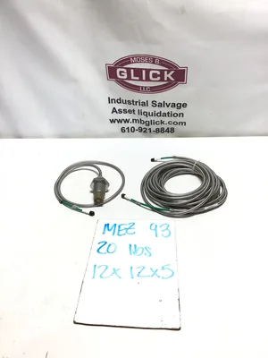 Entek E48487 Inductive Probe Sensors Stainless Steel Cable
