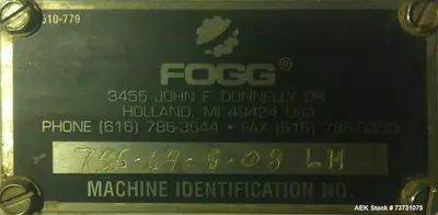 Used FOGG VSE-18 Cap Sorter Feeder Illinois US | Aaron Equipment #1515490
