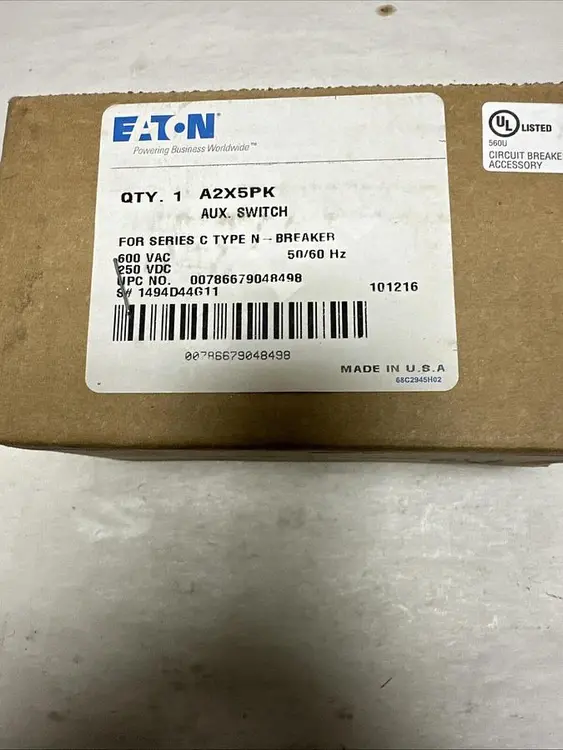 Used EATON A2X5PK Miscellaneous Equipment (Electrical & Power) Ohio US | Surplus Asset Holdings #1242037