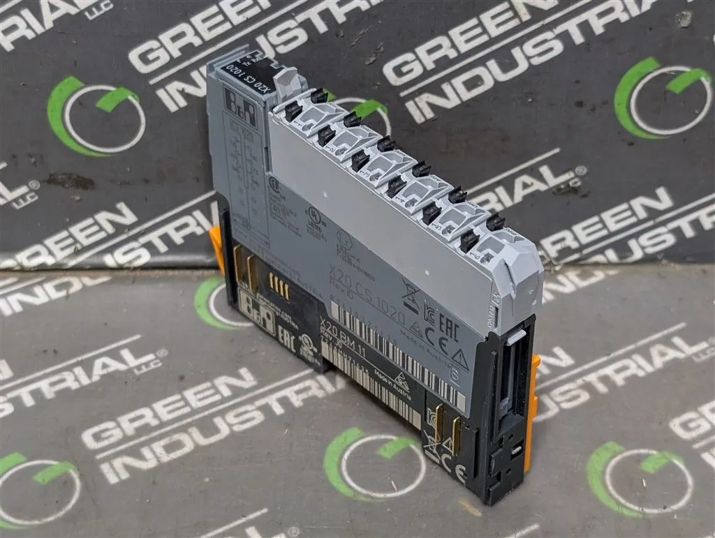 B&R Automation X20CS1020 PLC Interface Module Assembly Rev. I0 Used