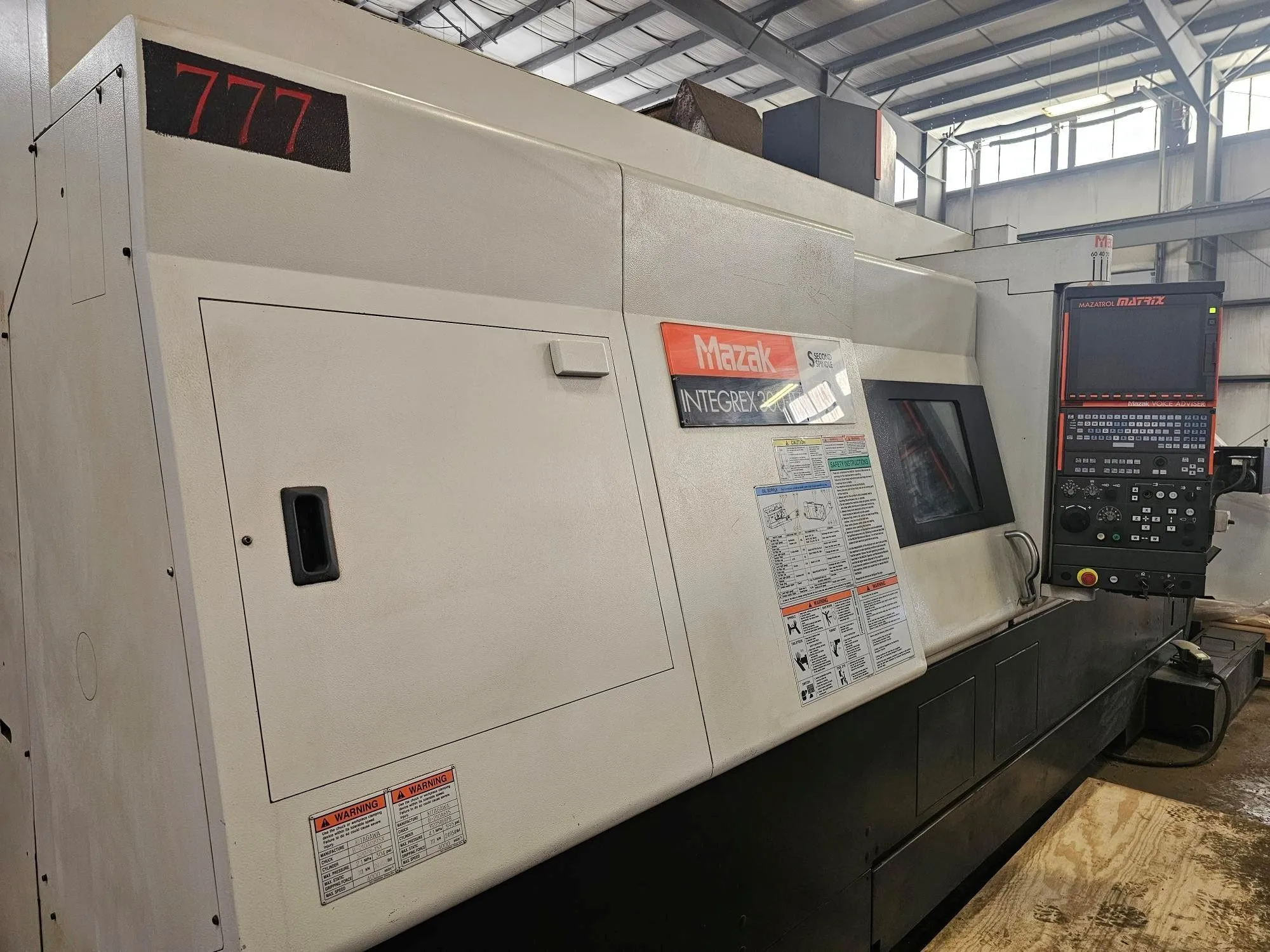 MAZAK INTEGREX 300 IVS CNC MULTI-TASKING TURNING CENTER