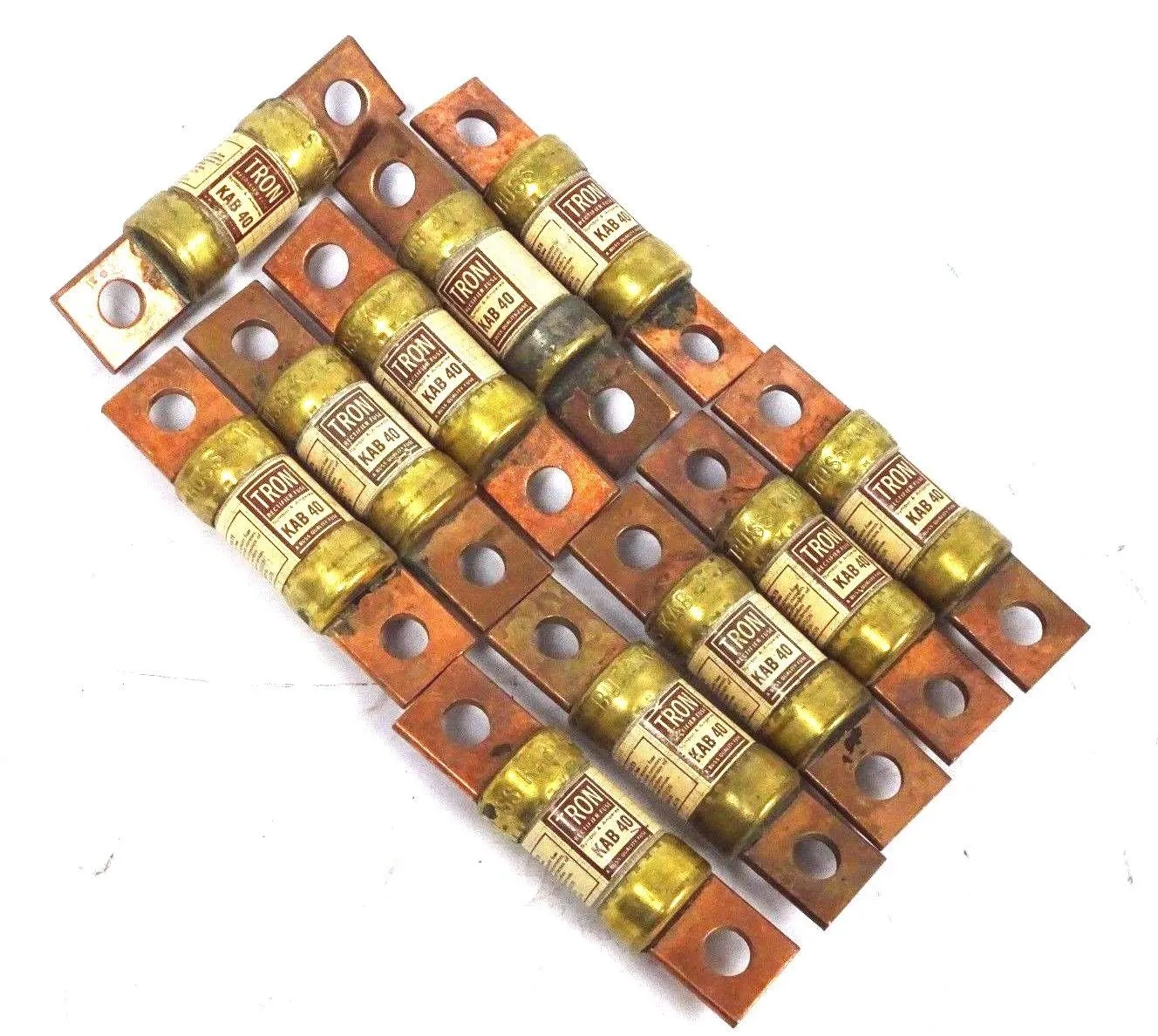 LOT OF 11 NEW TRON KAB 40 FUSES