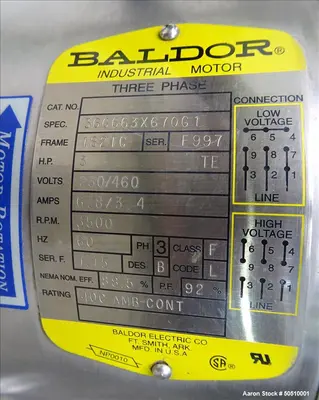 Used SCOTT TURBON 1XEV-1 Dispersers / Emulsifiers Illinois US | Aaron Equipment #85764