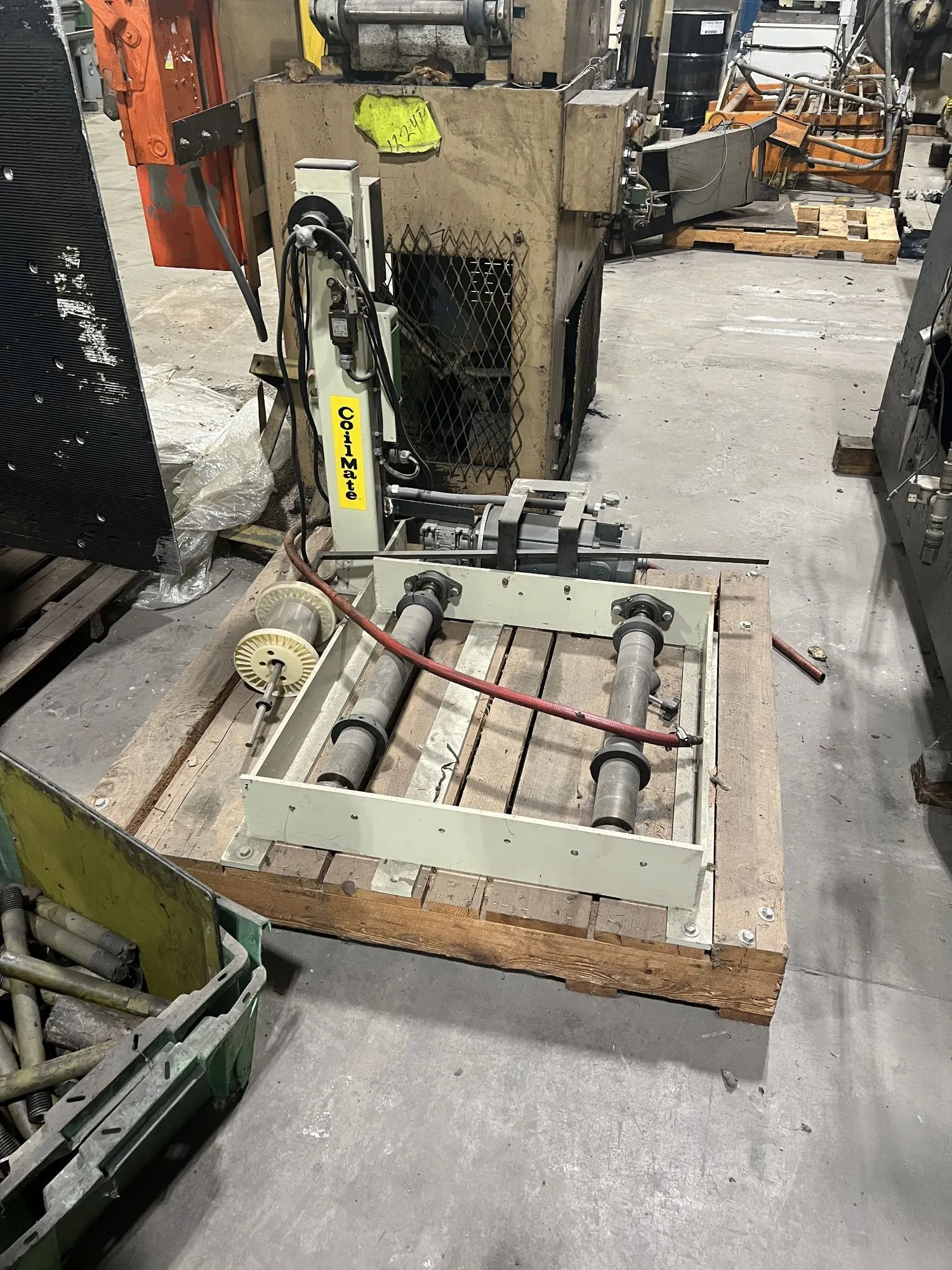 USED COILMATE 3,000 LB TRAVERSE DECOILER