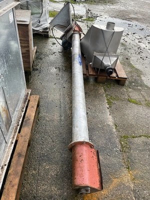 BPC M/S Auger Conveyor 140 mm dia x 2,850 mm long 2.2 kw