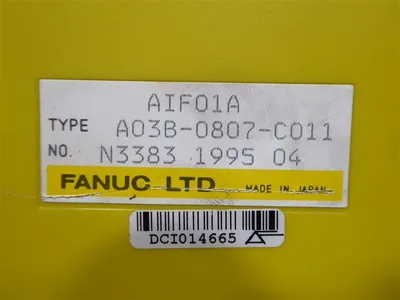 Fanuc A03B-0807-C011 I/O Interface Module AIF01A Used