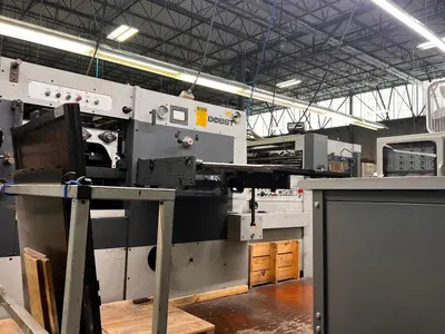 2002 Bobst SP-102E-II Autoplaten Die Cutter