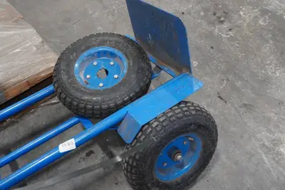 Strapping Dispenser Cart with Tool and 2 Wheel Dolly - Bad Wheels