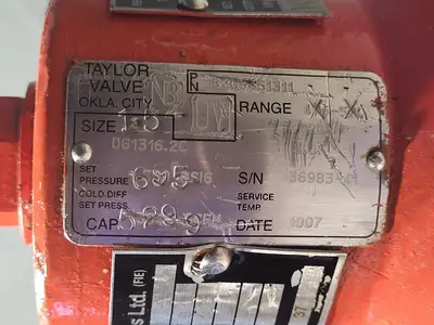 USED TAYLOR VALVE 82G9551311