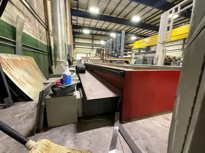 VICON MONARCH 8’X 24’ HEAVY DUTY PRECISION CNC PLASMA CUTTING SYSTEM
WITH VICON VISOFT FABRICATOR CUTTING SOFTWARE HYPERTHERM HPR130XD PLASMA POWER SUPPLY