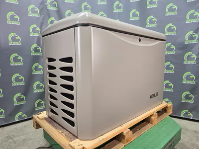 NEW 2021 20 KW Enclosed Kohler 20RCAL Natural Gas Propane Generator 240V 1Phase