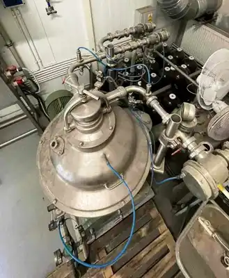 Westfalia SA 35-47-076 hermetic clarifier centrifuge, 316SS.