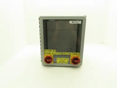 Hoffman A14128CHQRFGW Electrical Enclosure Junction Box 14x12x6" Disconnect