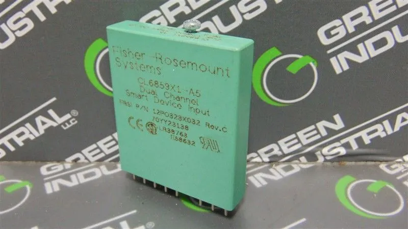 Fisher Rosemount CL6859X1-A5 Dual Channel Smart Device Input 12PO323X032 Used