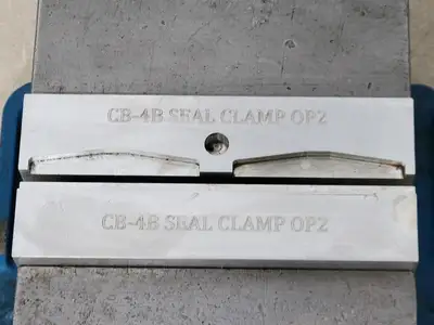 6" Milling Vise w/ CB-4B Seal Clamp OP2