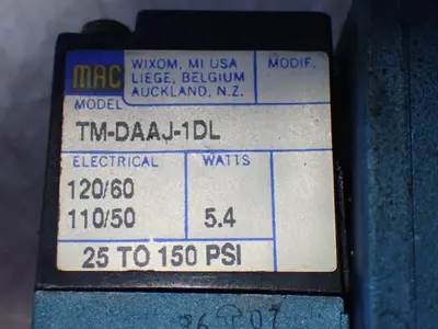 USED MAC VALVES 82AACCPATMDAAP1DL
