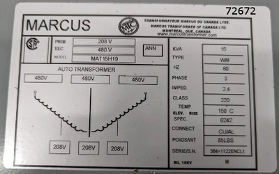 NEW MARCUS MAT15H19