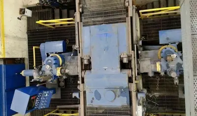 58" AMERICAN UNDER-FLOOR RAILWAY RE-PROFILE / TRUING WHEEL LATHE: YOBRO #24056