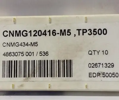 New | in-Stock SECO CNMG120416-M5 TP3500 Carbide Inserts Ohio US | Surplus Asset Holdings #1235909
