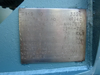 110L S/S Jktd Reactor
