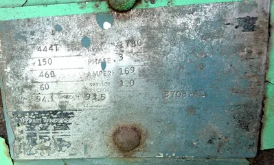 * 150 HP Electric Motor MOTORS | EcReCon Inc (3)