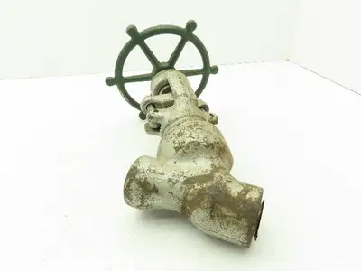 Edward F3626 Univalve Y-Pattern Manual Globe Valve 3/4" Socket F22 Steel 4200CWP