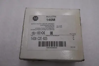 NEW IN BOX Allen Bradley 140M-C2E-B25 Ser C Circuit Breaker STOCK H280A