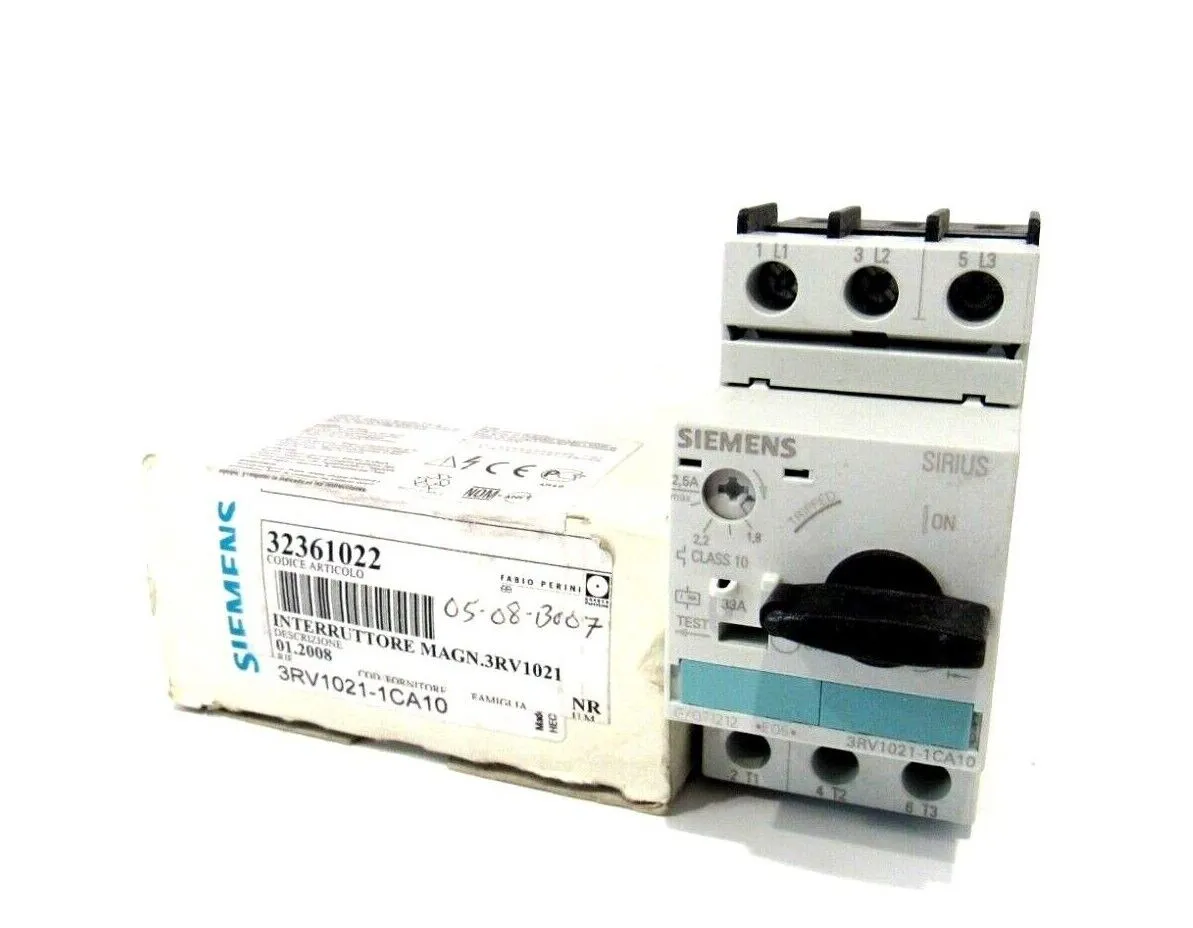 NEW SIEMENS 3RV1021-1CA10 CIRCUIT BREAKER 3RV10211CA10