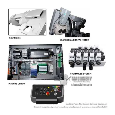 JLH H-12TEC Horizontal Bandsaws Semi Auto | Sierra Victor Industries (2)