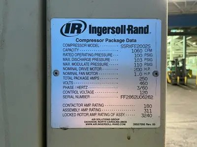 Used INGERSOLL RAND SSRXFE2002S Miscellaneous MRO Ohio US | HGR 24 #1486781