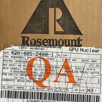 NEW Rosemount Does Not Apply