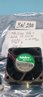 Used Nidec TA225DC M33455-16 Electronic Component Fans Arizona US | ASSET CONVERSION SPECIALISTS, INC. #1293435