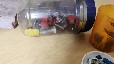 Mixed Electrical Components and Accessories including Various Cables, Connectors, and Switches