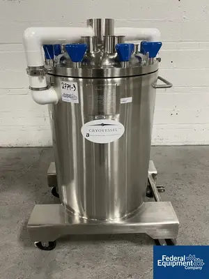 USED ITT 125 Liter Integrated Biosystems Cryovessel, 316L S/S, 50/65#