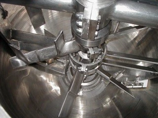 1,200L S/S JKTD Hemis Pressindustria Scrape Surface Anchor Reactor