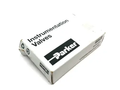 NEW PARKER HIGH PRESSURE RELIEF VALVE, MANUAL OVERRIDE, ANGLED