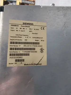 USED Siemens 6SL3310-1TE35-0AA3