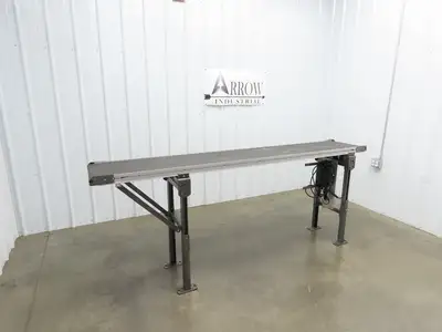 Dorner 2100 Series Belt Conveyor 15"x 95"L Variable Speed Drive 115V 135FPM