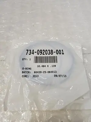 USED O-RING 734-092038-001 O-RING 734-092038-001