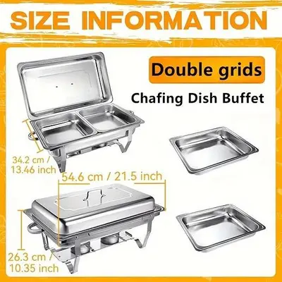 Chafing Dish - stainless steel - see video