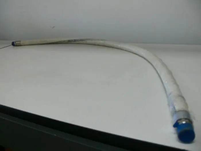 Used 72" FLEXIBLE COMPONENTS HOSE WTLCT/SFTLW CHEMFLUOR W/ 1" NPT ENDS Hoses | Equipment Lab #486801